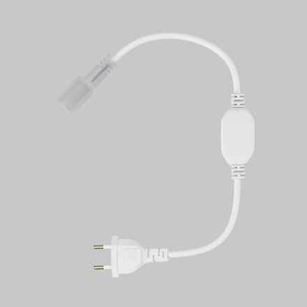 Коннектор питания с сетевой вилкой для гибкого неона AC220V 25x13 мм 201236. TM Maytoni