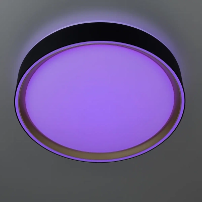 Citilux BOSS CL751251G LED RGB Светильник с пультом Чёрный с Золотом