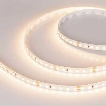 Лента RT-A120-8mm 24V Warm3000 (14.4 W/m, IP20, 2835, 5m) (Arlight, Открытый)