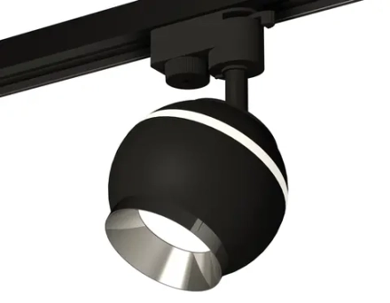 Комплект трекового светильника XT1102003 SBK/PSL черный песок/серебро полированное GU5.3 LED 3W 4200K (A2521, C1102, N7032)