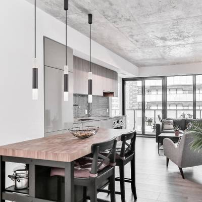 Подвесной светодиодный светильник 50210/1 LED черный жемчуг, LED