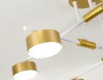 Светильник потолочный FL51751/8 WH/GD белый/золото GX53/8 max 12W 720*720*245