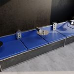VLS040405 Розетка встраиваемая VOLTUM S70 с заземлением и защитными шторками, 16А, с USB, A+A, (сталь) (ТМ Maytoni)