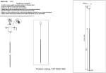 Светильник подвесной Crystal Lux CLT 035C1000 BL 1400/217