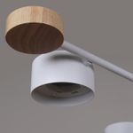 03751-0.3-10 WT+WOOD GX53 светильник потолочный