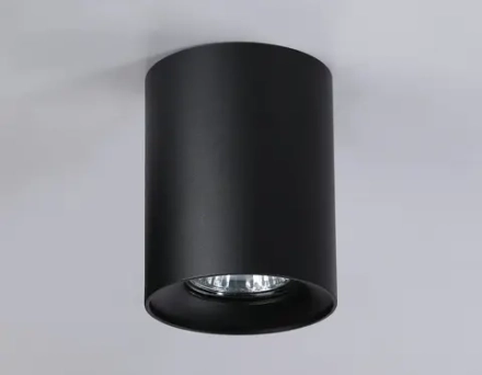 Светильник накладной TN213137 BK черный GU10 max 12W D80*100
