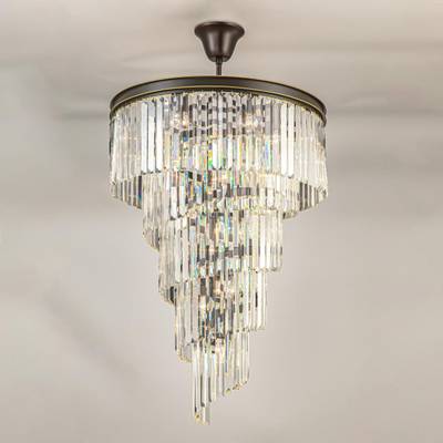 Citilux Мартин CL332171 Люстра хрустальная подвесная Прозрачная