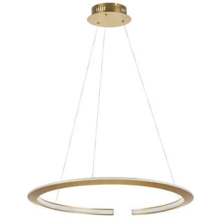 814213 Люстра VIRATA LED 40W 2000LM ЗОЛОТО 3000K