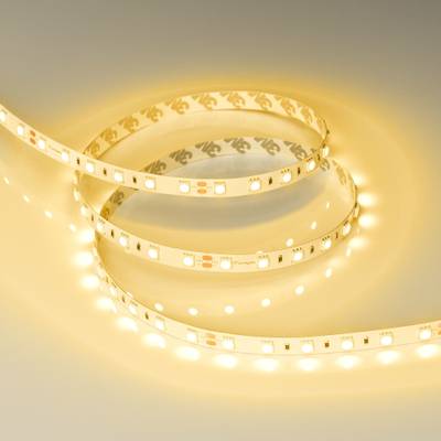 Светодиодная лента RT-B60-10mm 24V Yellow (14.4 W/m, IP20, 5060, 5m) (Arlight, 14.4 Вт/м, IP20)