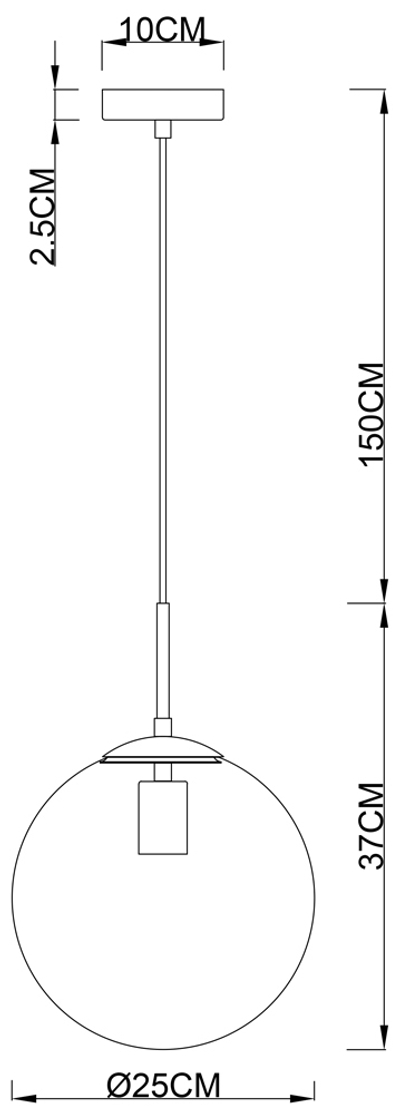 Подвесной светильник Arte Lamp VOLARE A1925SP-1CC, 1хE27