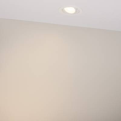 Светильник MS-VORTEX-BUILT-R90-12W Warm3000 (WH-WH, 40 deg, 230V) (Arlight, IP20 Металл, 5 лет)