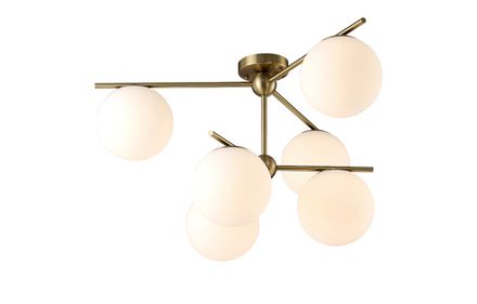 Люстра Crystal Lux FELIZ SP-PL6 BRONZE/WHITE 0611/306