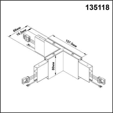 135118 OVER NT20 212 белый Светильник без драйвера для арт 358161 IP20 LED 4000K 6W 220-240V ITER