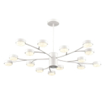 8265/15 COMFI LN26 233 металл/металл белый/белый Люстра GX53 LED 15*7W 220V TORINA