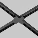 Коннектор X-образный для профиля Elasity IP, O-TR001-CC. TM Maytoni