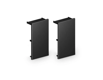 Комплект заглушек для шинопровода Magnetic standard 48V 10mm GL1988 BK черный 10*20*20 2шт