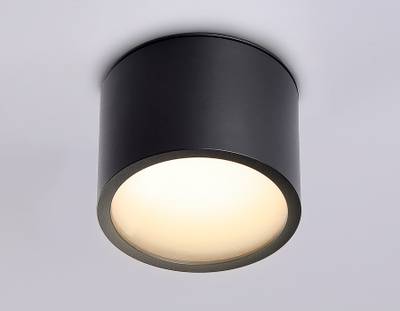 Светильник накладной TN6551 BK черный IP44 GX53 max 15W D82*60