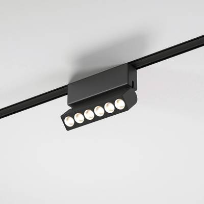 Flat Magnetic Трековый светильник 6W 4000K Insight чёрный 85090/01