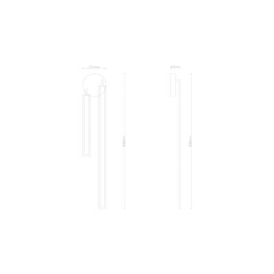 Декоративная подсветка Arte Lamp DABIH A2019AP-36BK, 1хLED