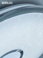Citilux Старлайт Смарт CL703A30G Умная люстра Хром