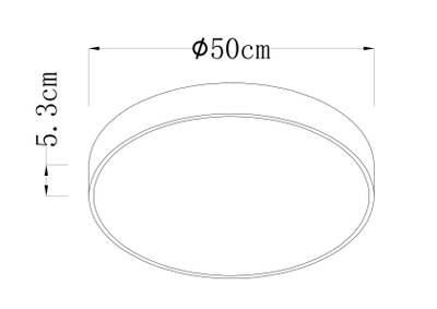 Потолочный светильник Arte Lamp ARENA A2670PL-1WH, 1хLED