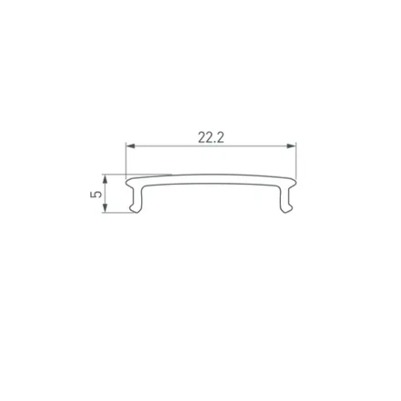 Экран FANTOM-W20-BEVEL-2000 OPAL (Arlight, Пластик)