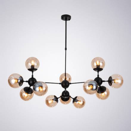 Люстра на штанге Arte Lamp BOLLA A1664SP-12BK, 12хE14