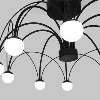 Потолочный светодиодный светильник Ragno 90035/10  LED черный