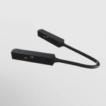 Коннектор питания угловой S35 черный, TRA004CPC-22B. TM Maytoni