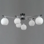 IL0638-6CSQ-24 CR BK LIBRA светильник потолочный ILLUMICO, E27х6