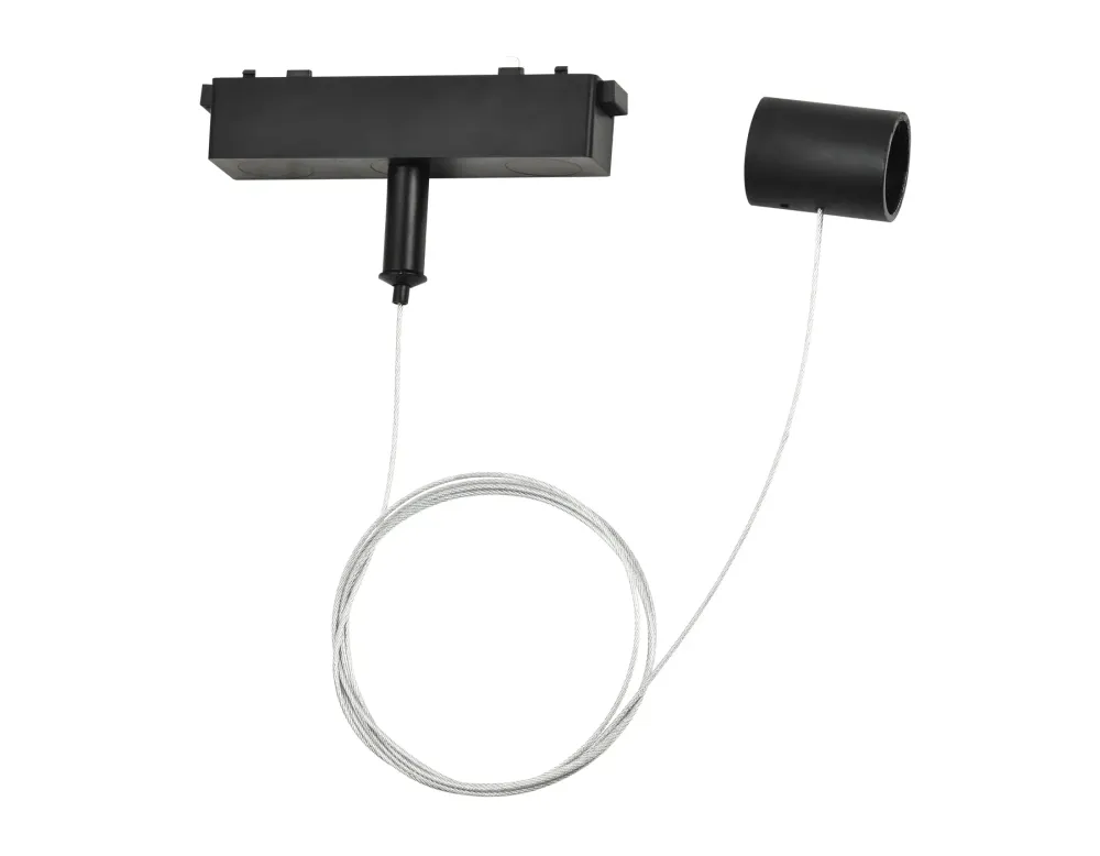 Подвес для трековых светодиодных гибких светильников Magnetic Ultra Slim GV1777 BK черный 1.5m Подвес для трековых светодиодных гибких светильников Magnetic Ultra Slim GV1777 BK черный 1.5m