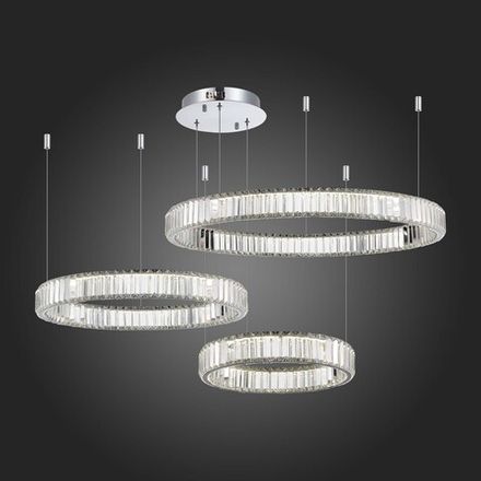 SL1622.113.03 Люстра подвесная ST-Luce Хром/Прозрачный LED 1*122W 4000K