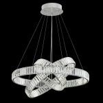 Citilux Чезаре CL338381 LED Люстра хрустальная с пультом Хром