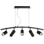 LR7353738720 Люстра RULLO 5х50W GU10 ЧЕРНЫЙ (571735+214437-3+214487-2+202430-5)