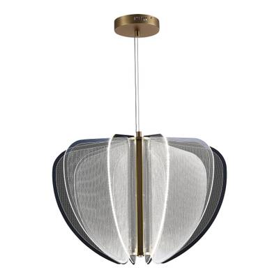 SL6509.203.01 Светильник подвесной ST-Luce Латунь/Прозрачный LED 1*45W 4000K