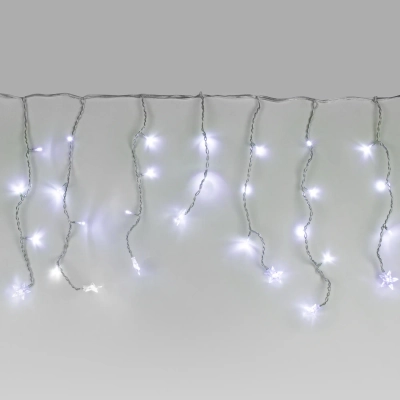 Гирлянда бахрома белый 1,8*0,5м IP20 100-002 белый, LED