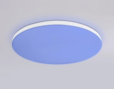 Потолочный светодиодный светильник с Wi-Fi Яндекс Алисой/Tuya/Smart Home/Alexa FZ2001 WH белый IP54 20W 3000K-6500K+RGB D300*55 (ПДУ ИК)