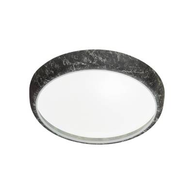 7639/DL COLOR SN 84 Светильник пластик/черн. мрамор LED 48Вт 4000K D410 IP43 MRAMO BLACK