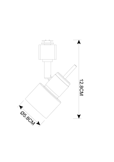 Трековый светильник Arte Lamp ALMACH A1906PL-1BK, 1хGU10