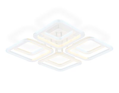 Светильник светодиодный потолочный FA8948/4+4 WH белый 101W 3000-6000K 485*485*120 (ПДУ ИК)