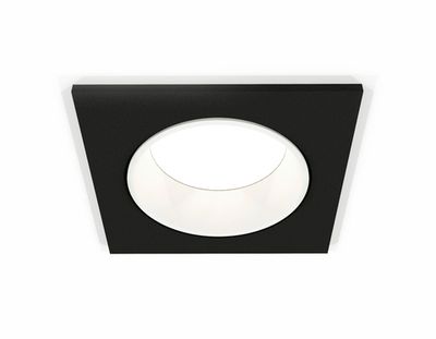 Комплект встраиваемого светильника XC6521001 SBK/SWH черный песок/белый песок MR16 GU5.3 (C6521, N6110)