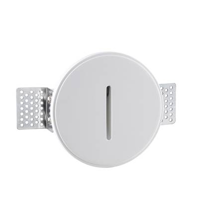 7081/3WL HIGHTECH ODL25 397 Подсветка лестницы круглая металл/гипс IP20 LED 3W 3000K 25° 220V GIPS