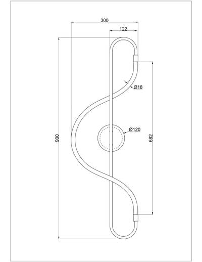 Настенный светильник Arte Lamp KLIMT A2850AP-13BK, 1хLED