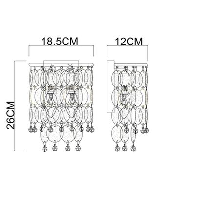 Настенный светильник Arte Lamp PIPIRIMA A4089AP-2AB, 2хE14