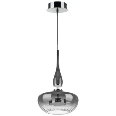 804401 Люстра ASTRA LED 12W 580LM ХРОМ/ДЫМЧАТЫЙ 3000K Lightstar