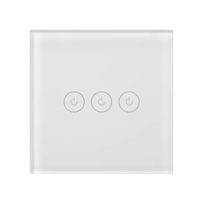 Выключатель сенсорный SWT-OMALI-S03-ZB-WH (250V, 10A, Zigbee) (Arlight, Стекло)