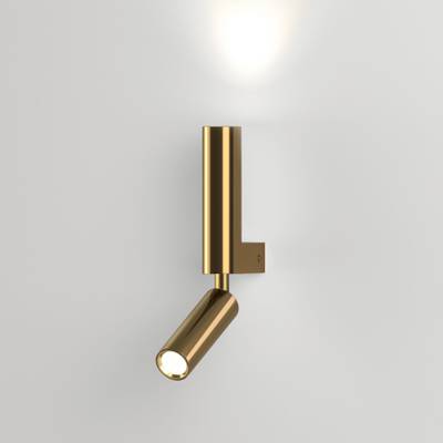Настенный светодиодный светильник 40020/1 LED латунь