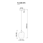 Подвесной светильник Gelo FL1188-1PS, LED