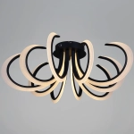 74390-0.3-5+5 black светильник потолочный Reluce, LED