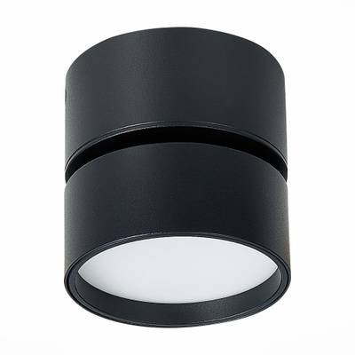 ST651.432.09 Светильник потолочный поворотный Черный LED 1*9W 3000K 720Lm Ra&gt;90 120° IP20 D85xH87 170-240V